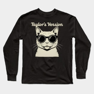 taylors cat version Long Sleeve T-Shirt